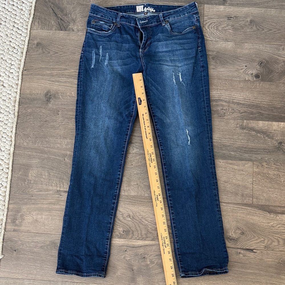 Kut Dark Blue Women’s Distressed Jeans